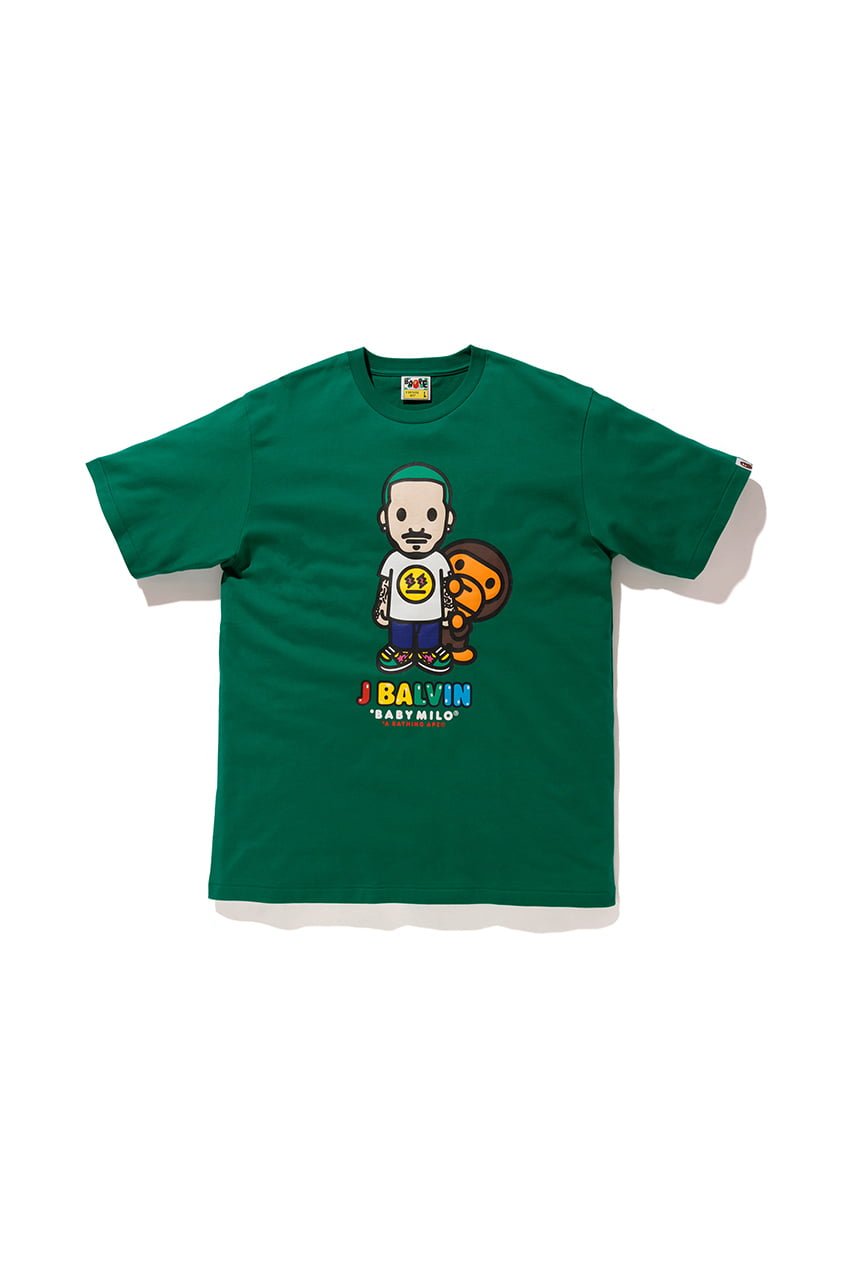 J Balvin x BAPE Baby Milo White