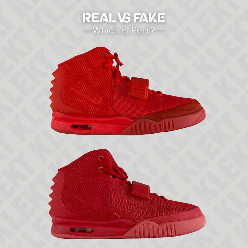 How to Spot Fake Nike Yeezy II 'Red October' - KLEKT Blog