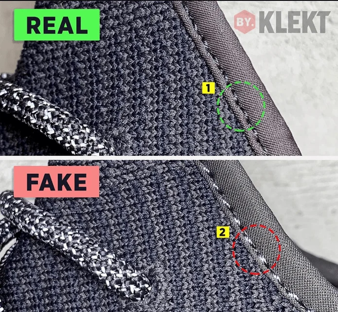 How To Spot a Replica V2 'Black Static' (Non-Reflective) - KLEKT Blog