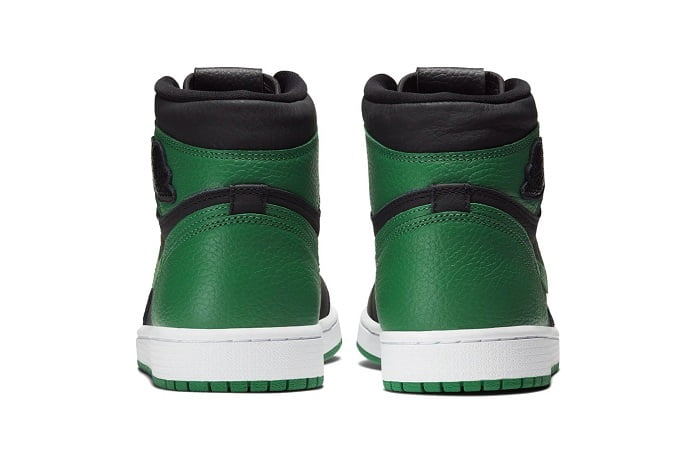 Air Jordan 1 Pine Green Heel