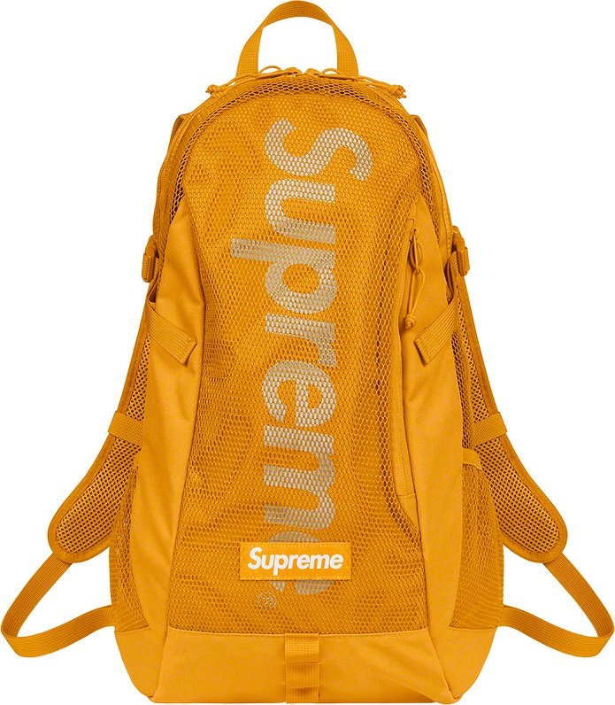 Supreme Yellow Cordura Backpack