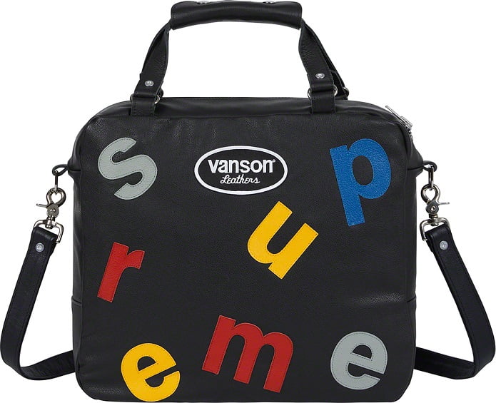 Supreme x Vanson Leathers Letters Bag
