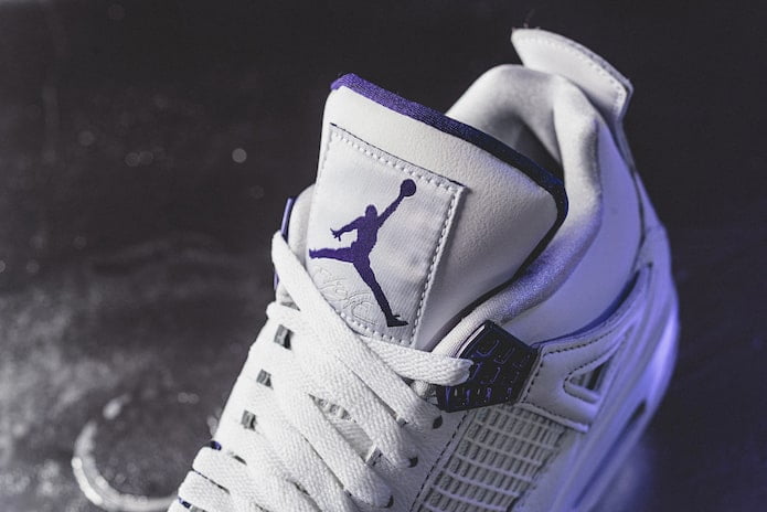 jordan 4 metallic purple fake vs real