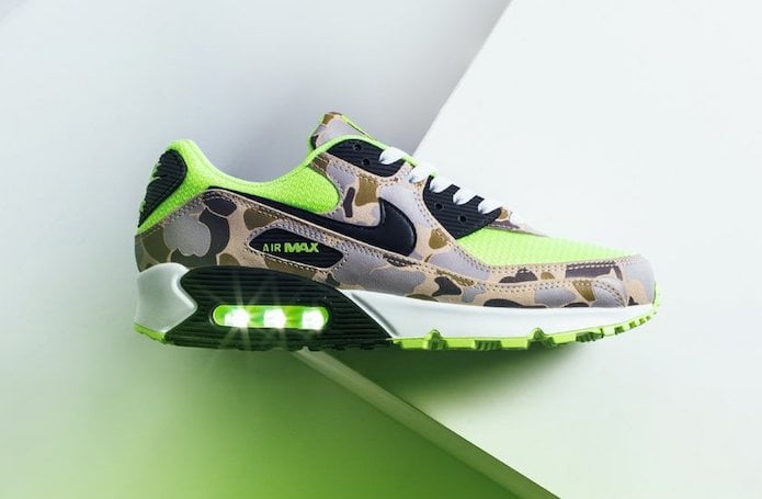 tengo sueño Centelleo Agotar Green Duck Camo" Nike Air Max 90s Drop This Week - KLEKT Blog