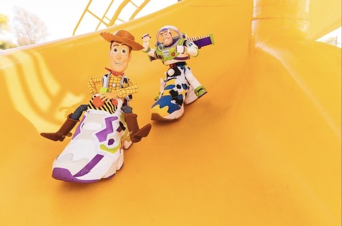 Bait x Toy Story x Reebok Instapumo Fury OG Woody and Buzz 3-min