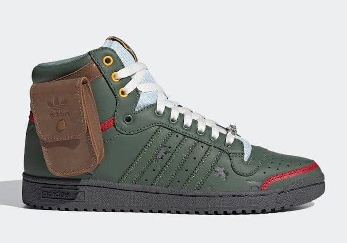 Star Wars x adidas Top Ten Hi Bobba Fett 2 minutos