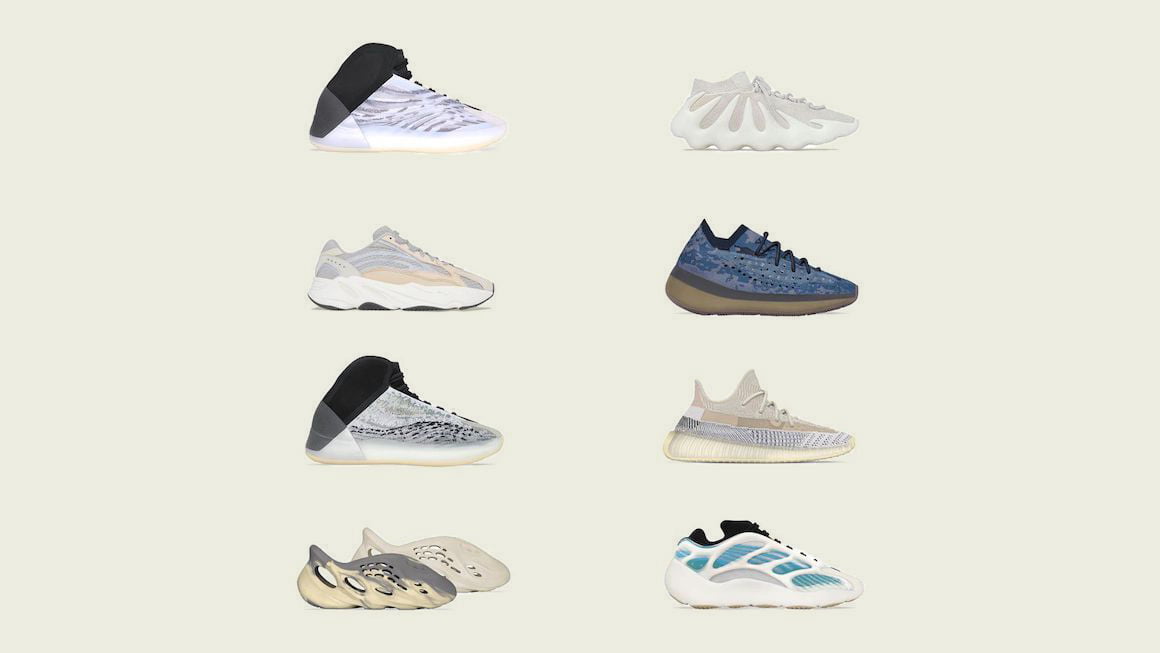 9 Yeezys Set to Release Throughout March