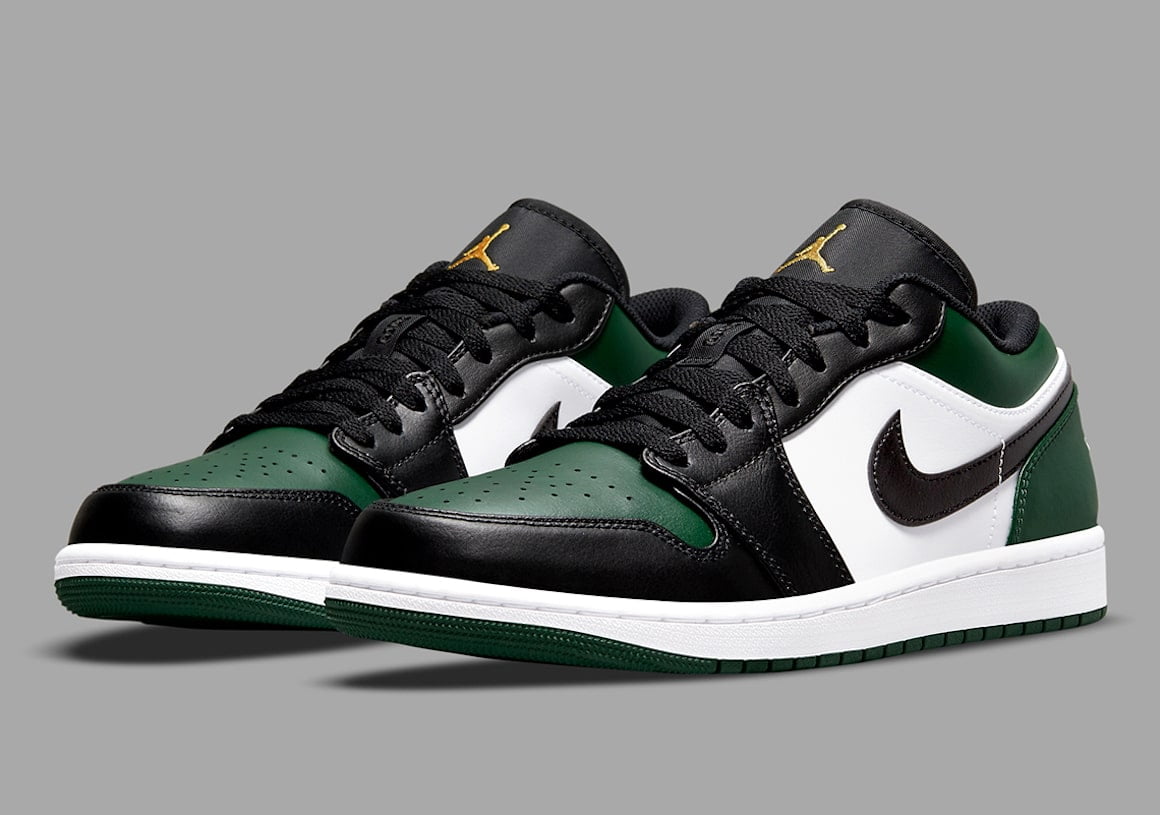 An Air Jordan 1 Low "Green Toe" Is Set to Drop This Summer
