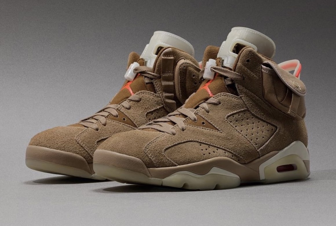 ¿Enfrentarás al Travis Scott x Air Jordan 6 "British Khaki"?