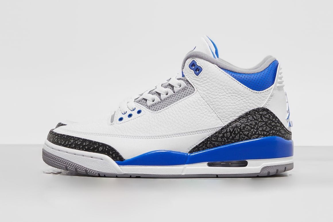Here's Another Look at the Air Jordan 3 "Racer Blue"