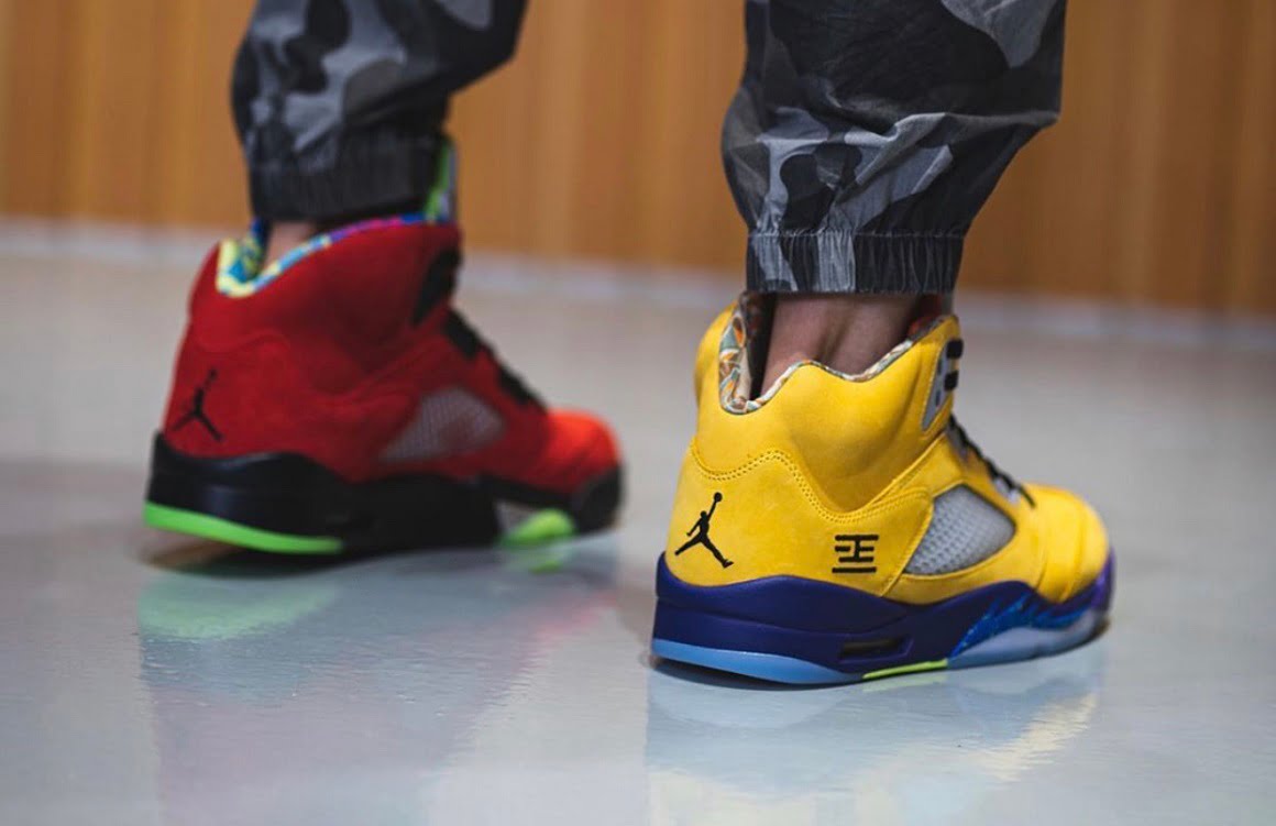 Here's Your Best Look Yet at the Air Jordan 5 "What The"