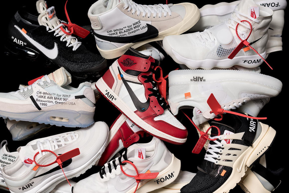 Los mejores diseños de zapatillas de Virgil Abloh