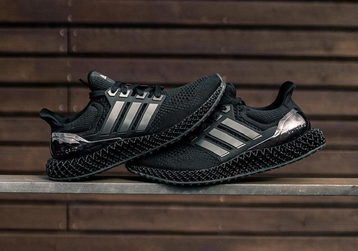 The adidas Ultra 4D Is Getting a "Triple Black" Make Up