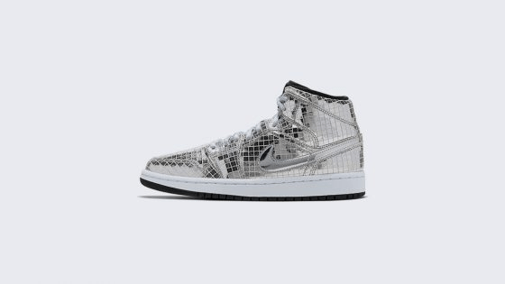 Air Jordan 1 Mid SIlver Disco Ball Feature Image