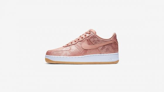 CLOT x Nike Air Force 1 Rose Gold Lateral (1)
