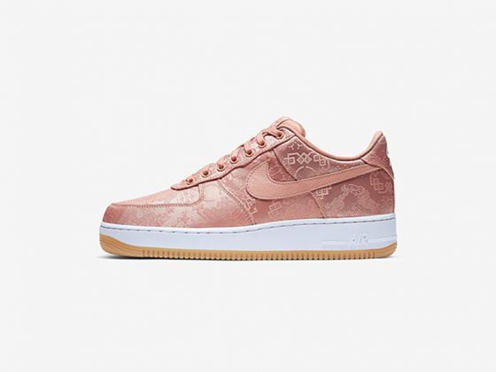CLOT x Nike Air Force 1 Rose Gold Lateral (1)