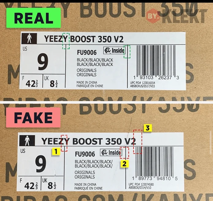 yeezys made in china