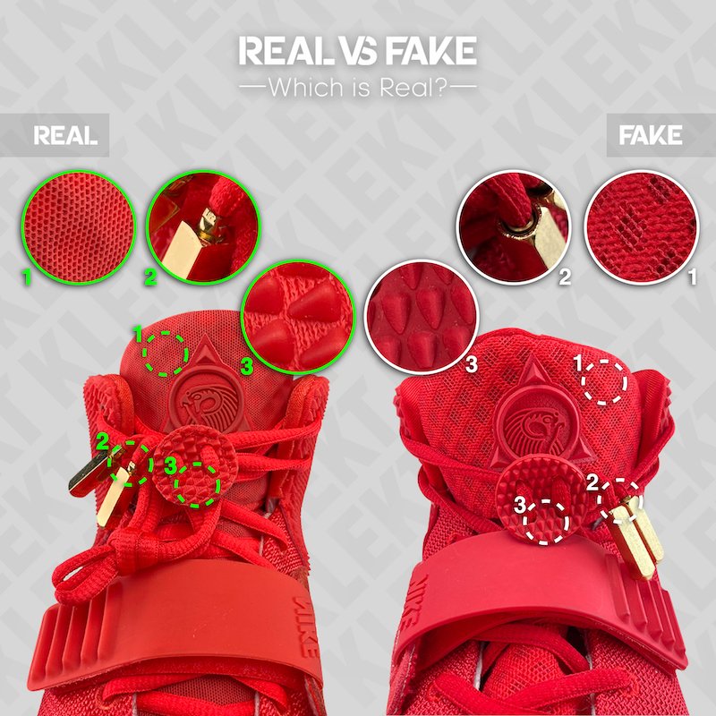 Fake Nike Air Yeezy II 'Red October 