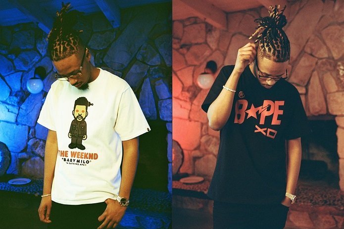 Camisetas Weeknd x BAPE
