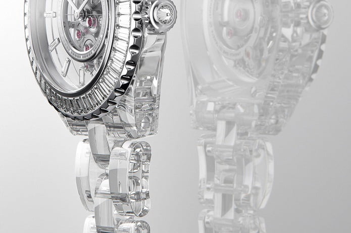 Detalle del reloj Chanel J12 X Ray