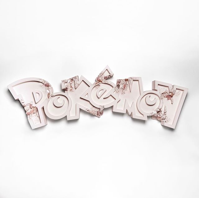 Daniel Arsham x Pokemon Logo