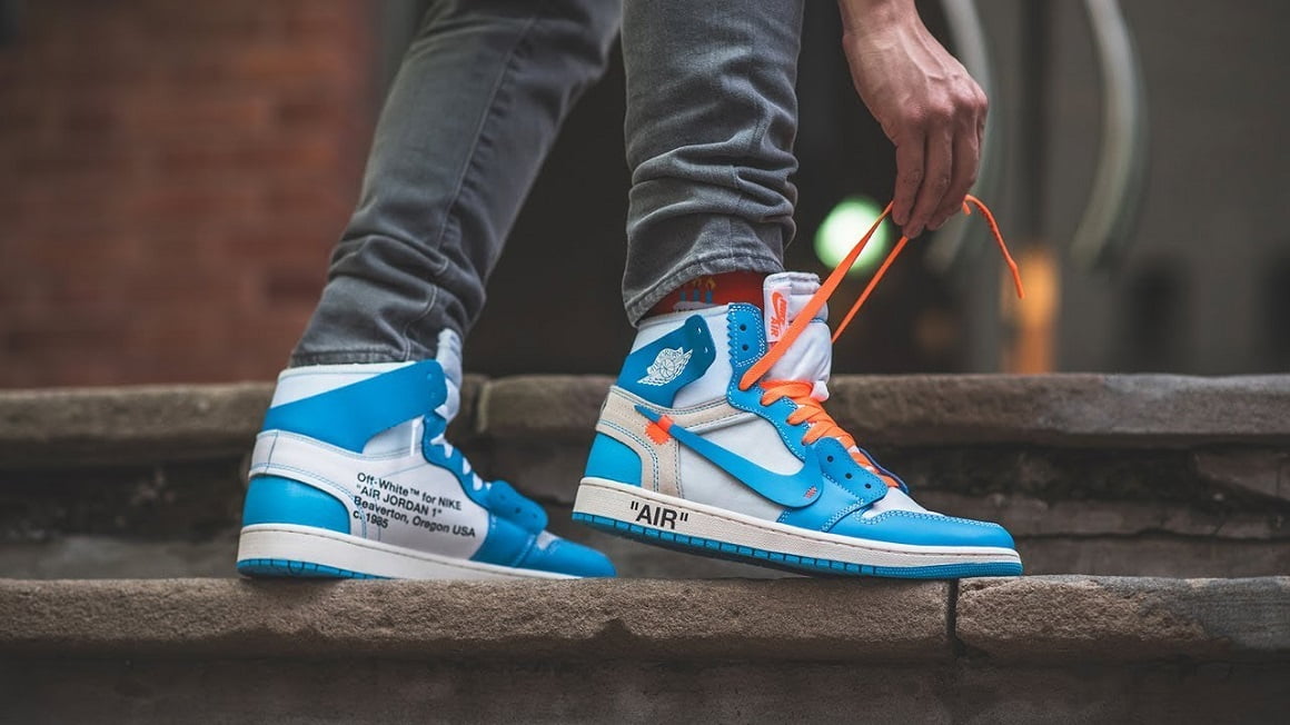 Fake Off-White™ x Air Jordan 1 “UNC 