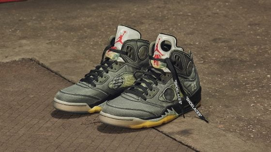 Off-White x Air Jordan 5 Feature