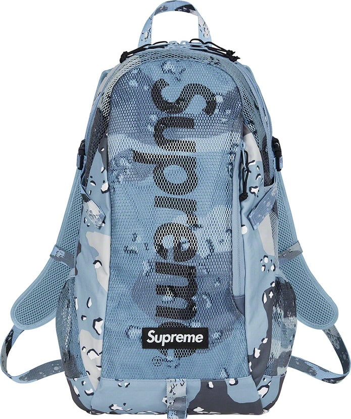 Supreme Blue Camouflage Cordura Backpack