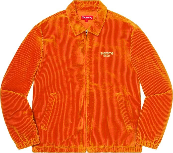 Supreme Corduroy Jacket Orange