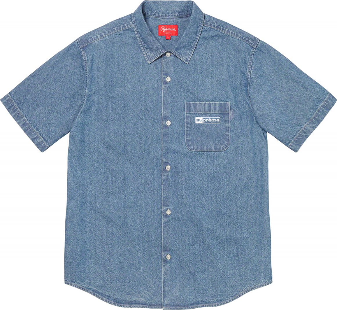 supreme printed plaid shirt