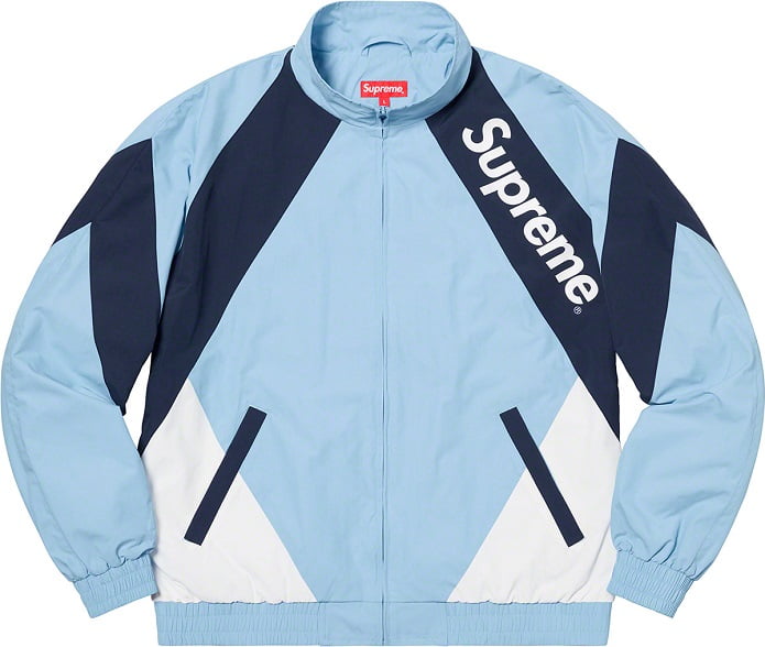 Supreme Paneled Track Jacket Blue