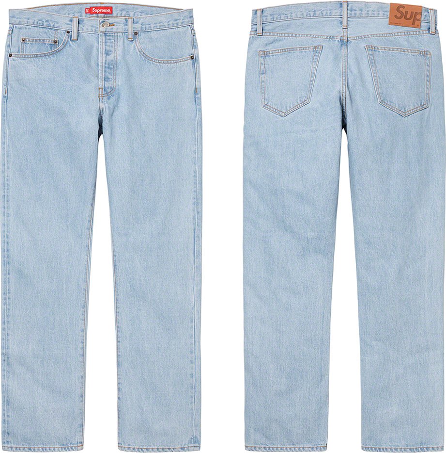 supreme regular jeans