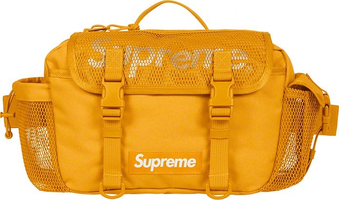 Supreme Yellow Cordura Waist Bag