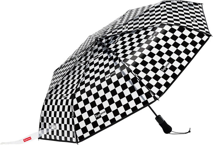Supremo x ShedRain paraguas transparente de tablero de ajedrez