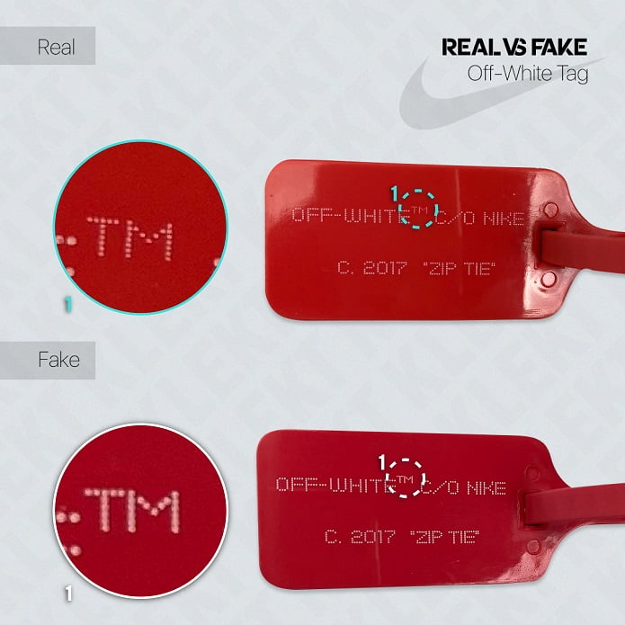 off white vapormax red tag
