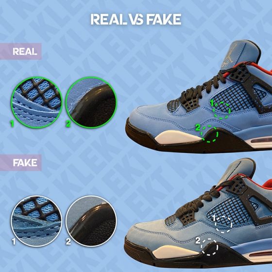 How to Spot a Fake Travis Scott x Air Jordan 4: A Complete Guide ...