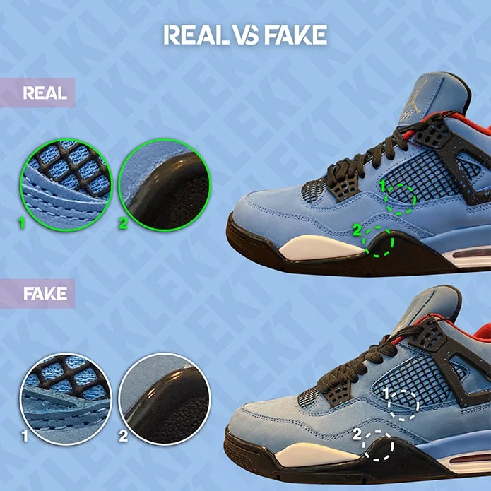 how to spot fake cactus jack 4s