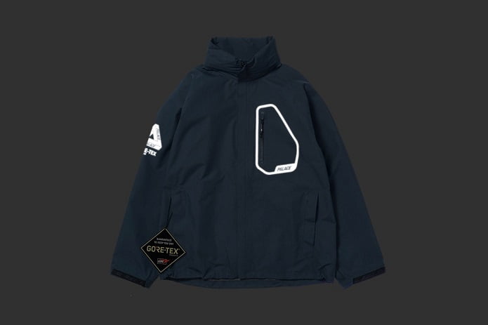 Palace GORE-TEX Pactile Vent Jacket Navy Reflective