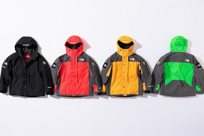 Supreme x The North Face RTG Colores de chaqueta