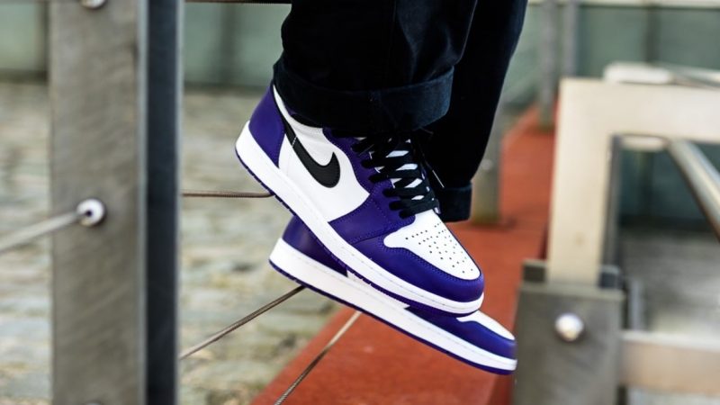Court Purple Jordan 1 On Feet Flash Sales, UP TO 66% OFF | www 