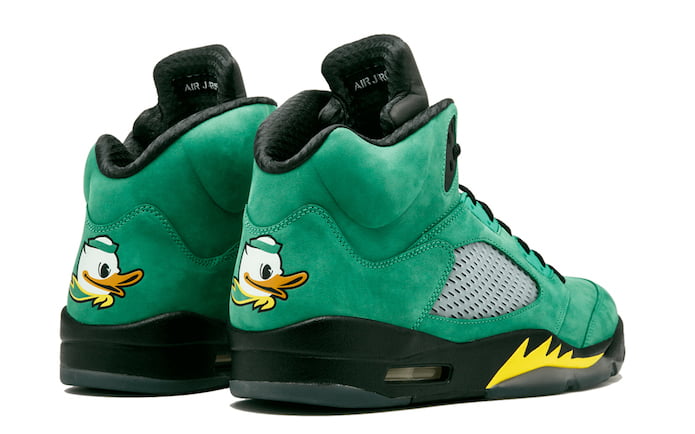 jordan 5 oregon ducks se