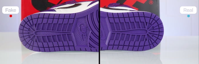 court purple real vs fake