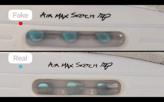 How to Spot a Fake Nike Air Max 1  ماغنسيوم