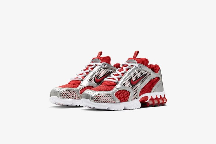 NIKE AIR ZOOM SPIRIDON CAGE 2 RED SILVER 1