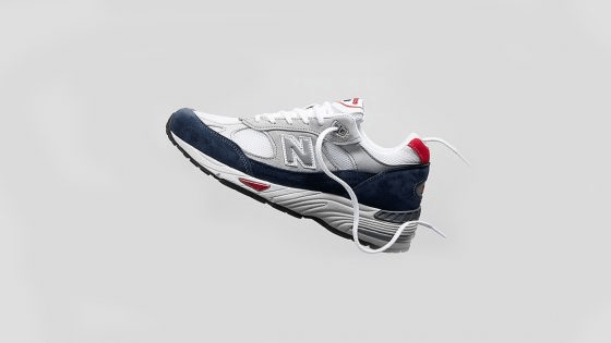 New Balance 991 Red White Navy