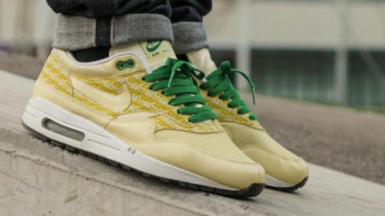 Nike Air Max 1 Powerwall Lemonade On Foot (1)-min