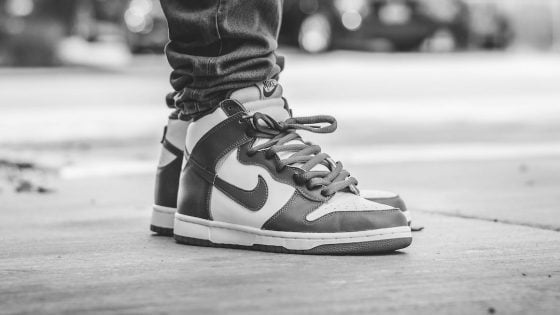 Nike Dunk High On Foot