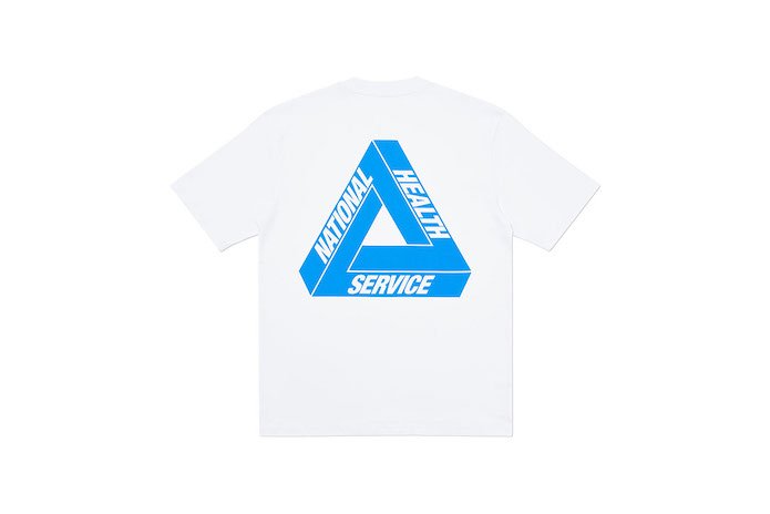Palace Skateboards NHS Tri To Help White T-shirt Back