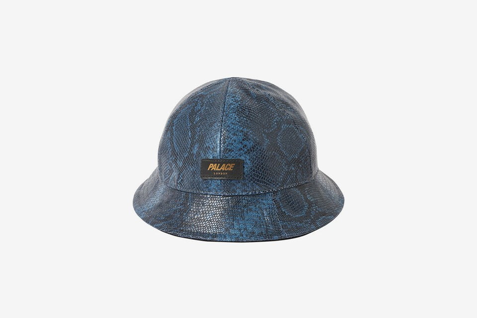 Palace Snakeskin Bucket Sombrero Azul