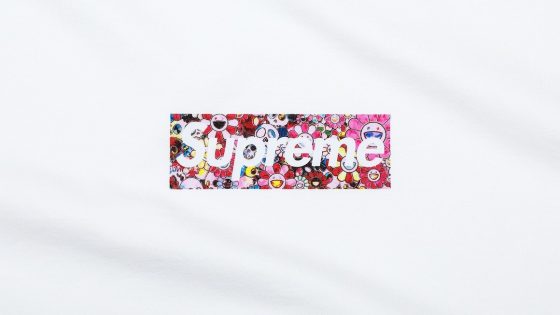 Supreme Takashi Murakami COVID-19 Relief Box Logo Design Feature